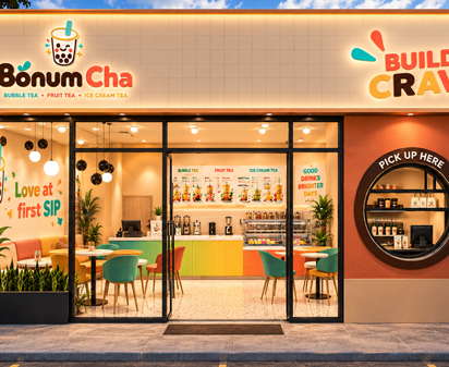 Bonum Cha storefront exterior